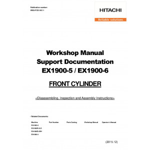 Hitachi EX1900-6 Hydraulic Excavator set of Service Manuals