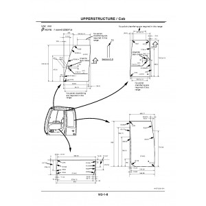 Hitachi EX750-5 and EX800H-5 Crawler Excavator set of Service Manuals