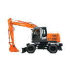 Hitachi Zaxis 140W-3 Wheel Excavator set of Service Manuals