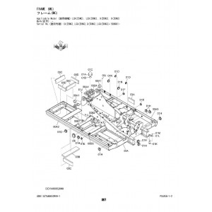 Hitachi Zaxis 200-6, 200LC-6, 210H-6, 210LCH-6, 210K-6, 210LCK-6, 210-6, 210LC-6, 210LCN-6, 240N-6, 200X-6 and 200LCX-6 Crawler Excavator set of Parts Catalogs