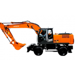 Hitachi Zaxis 230W-5N Wheel Excavator set of Service Manuals