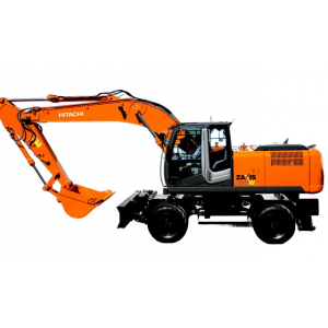 Hitachi Zaxis 210W-3 and Zaxis 220W-3 Wheel Excavator set of Service Manuals