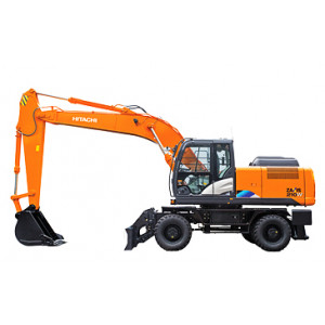 Hitachi Zaxis 210W-5A Wheel Excavator set of Service Manuals