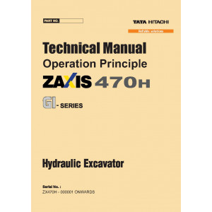 Hitachi Zaxis 470H-GI Crawler Excavator set of Service Manuals