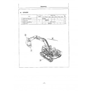 Hitachi UH083 and UH083LC Crawler Excavator set of Service Manuals