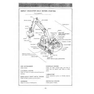 Hitachi EX300 Crawler Excavator set of Service Manuals