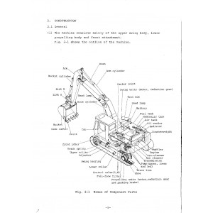 Hitachi UH07-3 Crawler Excavator set of Service Manuals