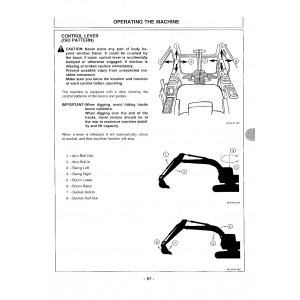 Hitachi EX550, EX550LC, EX550H and EX550HLC Crawler Excavator set of Operators Manuals