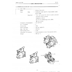 Hitachi UH181 Crawler Excavator set of Service Manuals