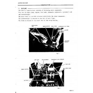 Hitachi UH123 Crawler Excavator set of Service Manuals