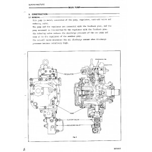 Hitachi UH123 Crawler Excavator set of Service Manuals