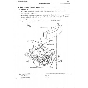 Hitachi EX300 Crawler Excavator set of Service Manuals