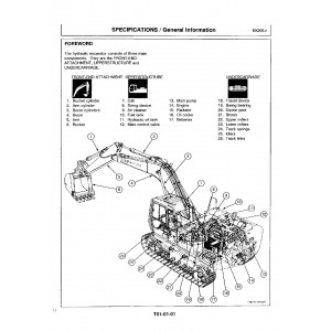 Hitachi EX200-2 and EX200LC-2 Crawler Excavator set of Service Manuals