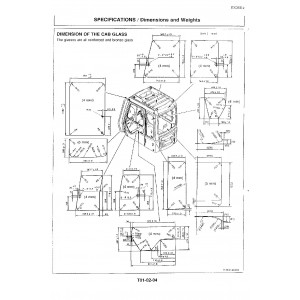 Hitachi EX300-2, EX300LC-2, EX300H-2 and EX300LCH-2 Crawler Excavator set of Service Manuals