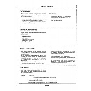 Hitachi EX3500-2 Hydraulic Excavator set of Service Manuals