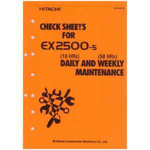 Hitachi EX2500-5 Crawler Excavator set of Service Manuals