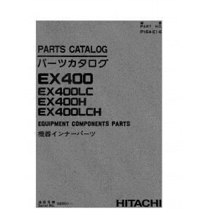 Hitachi EX400 Crawler Excavator set of Parts Catalogs