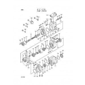 Hitachi EX400-3, EX400LC-3, EX400H-3 and EX400LCH-3 Crawler Excavator set of Parts Catalogs