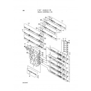 Hitachi EX400-3, EX400LC-3, EX400H-3 and EX400LCH-3 Crawler Excavator set of Parts Catalogs