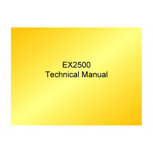 Hitachi EX2500 Crawler Excavator set of Service Manuals