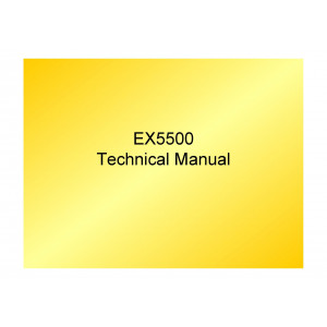 Hitachi EX5500 Hydraulic Excavator set of Service Manuals