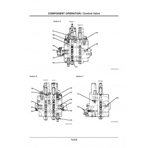 Hitachi EX160LC-5 Crawler Excavator set of Service Manuals