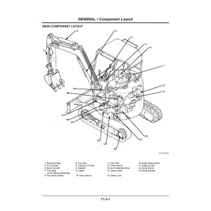 Hitachi EX17U Compact Excavator set of Service Manuals