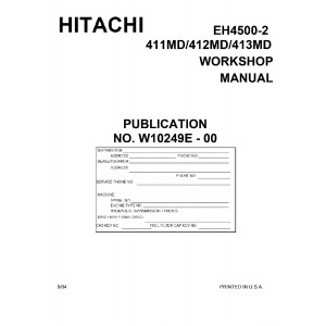 Hitachi EH4500-2 Rigid Dump Truck set of Service Manuals